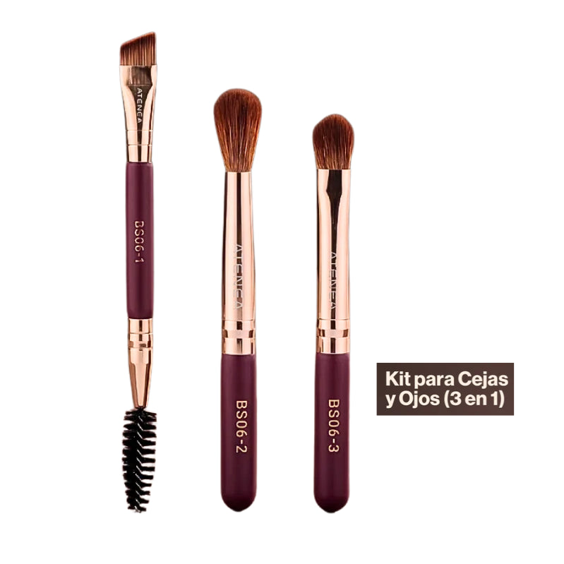 Kit de brochas mini atenea BS06 Brows and eyes kit
