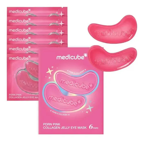 Pads de colágeno y pdrn para ojeras medicube