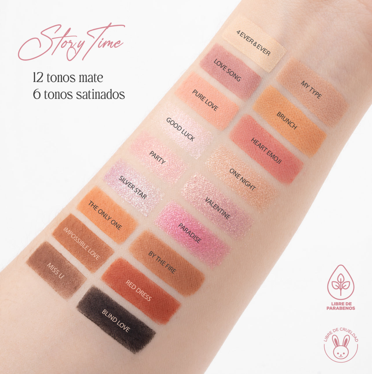 Paleta de rostro y sombras storytime Atenea