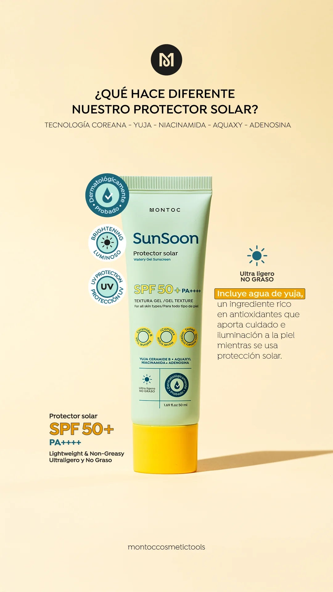 Sunsoon bloqueador solar montoc