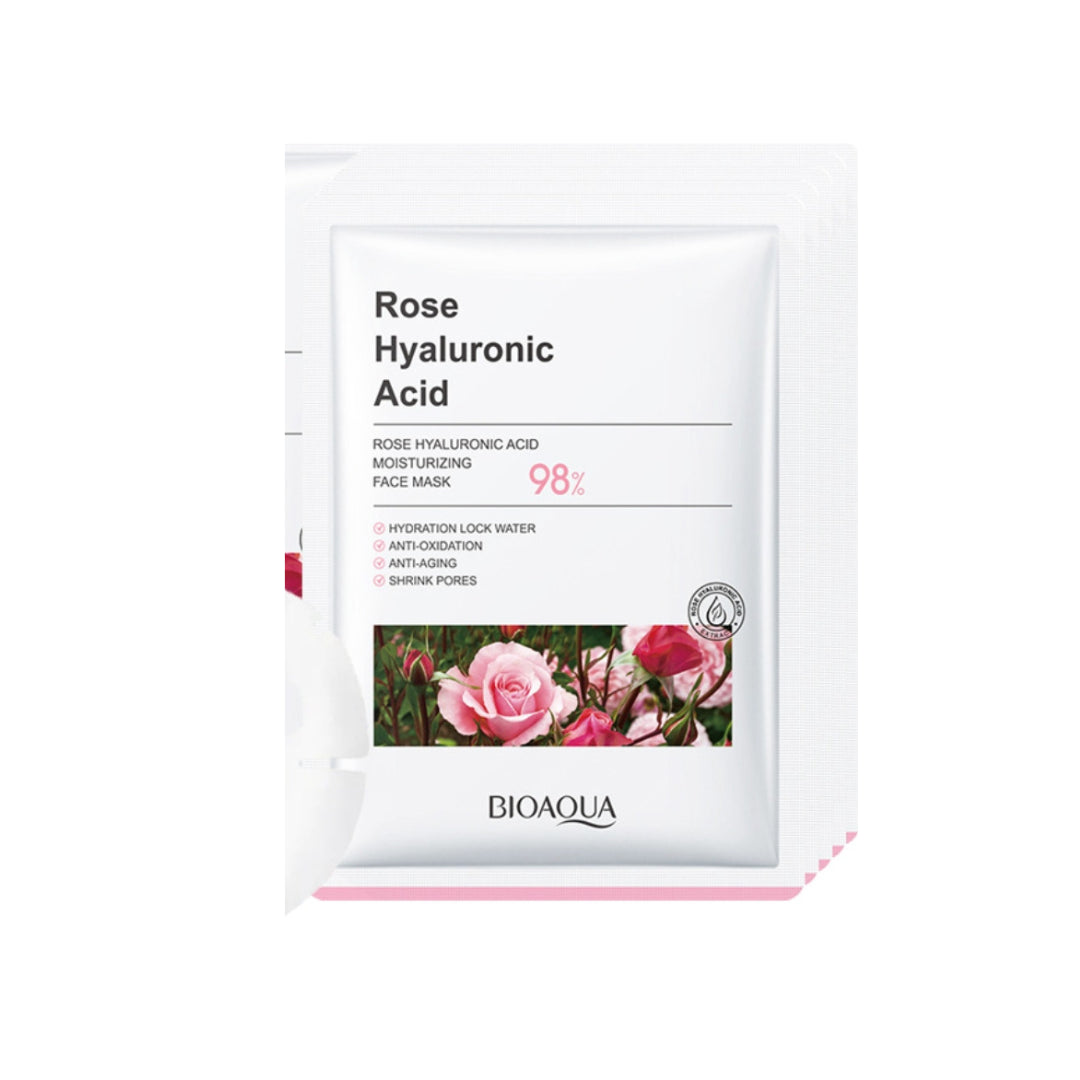 Mascarilla rose hyaluronic acid bioaqua