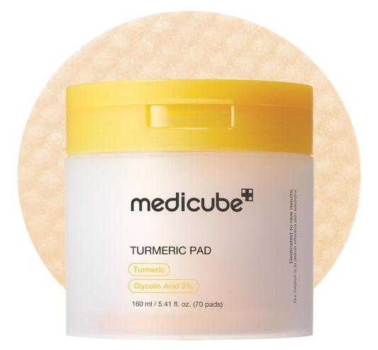 Kojic ácid turmeric pad medicube pads con tónico exfoliante