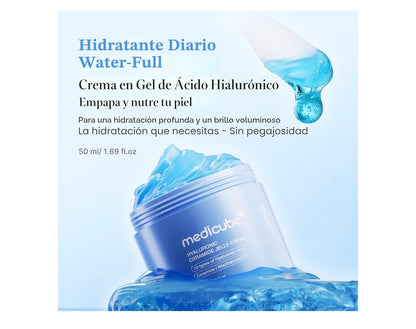 Crema tipo gel con ácido hialuronico medicube