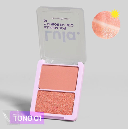 Iluminador y rubor dúo Lula