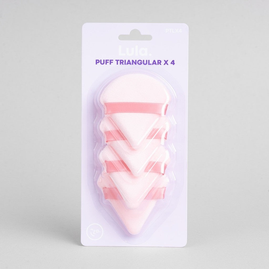 Borla Puff triangular x4 Lula