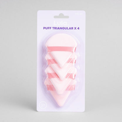 Borla Puff triangular x4 Lula