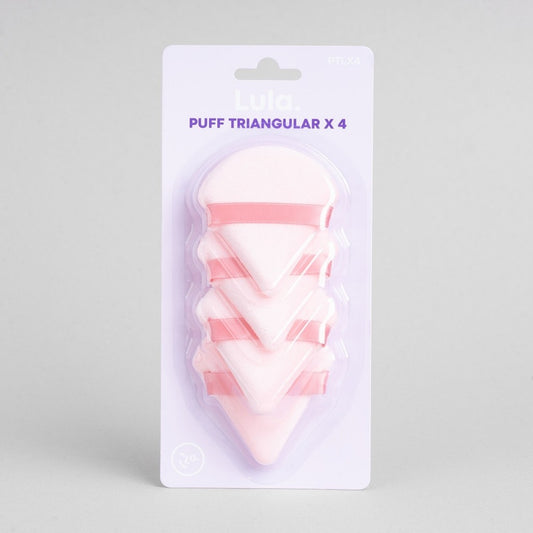 Borla Puff triangular x4 Lula