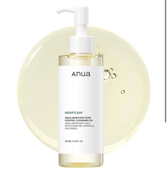 Aceite limpiador para doble limpieza anua