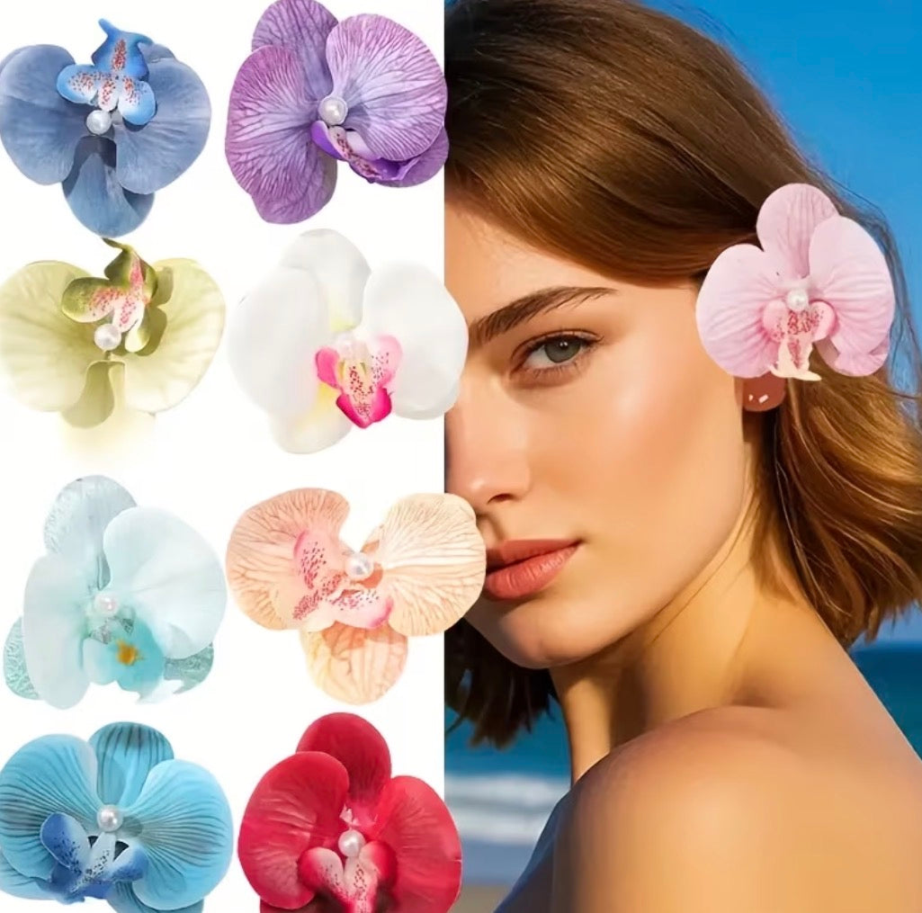 Tocado flor orquídea