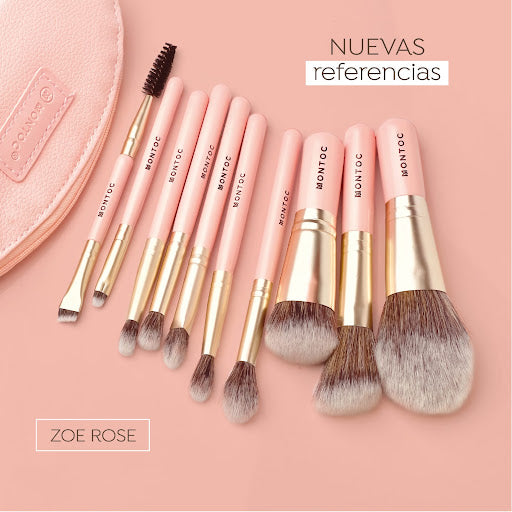 Kit con brochas mini Montoc