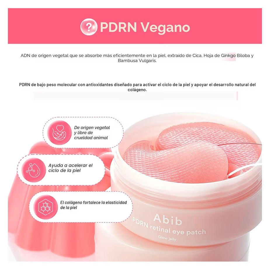 Parches para ojeras de pdrn Abib