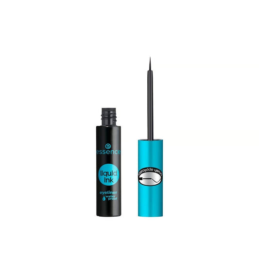 Delineador líquido negro a prueba de agua Essence