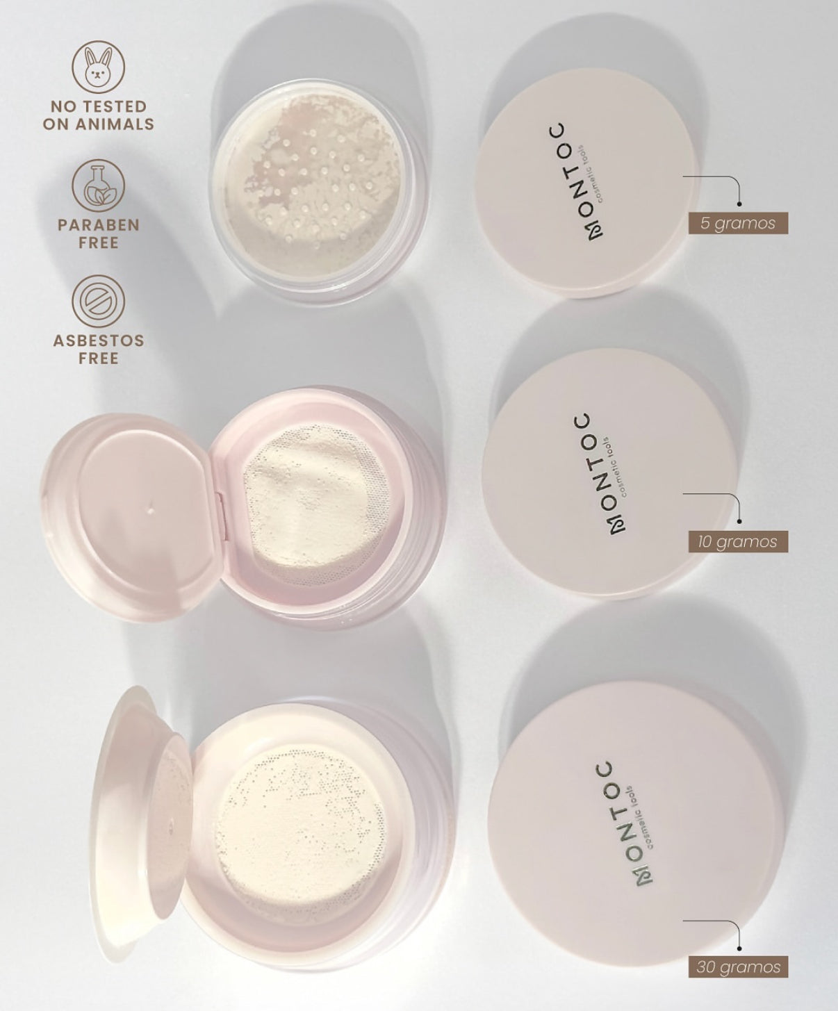 Polvo suelto soft power Montoc