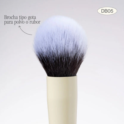 Brocha dúo para polvos & corrector DB05 Atenea