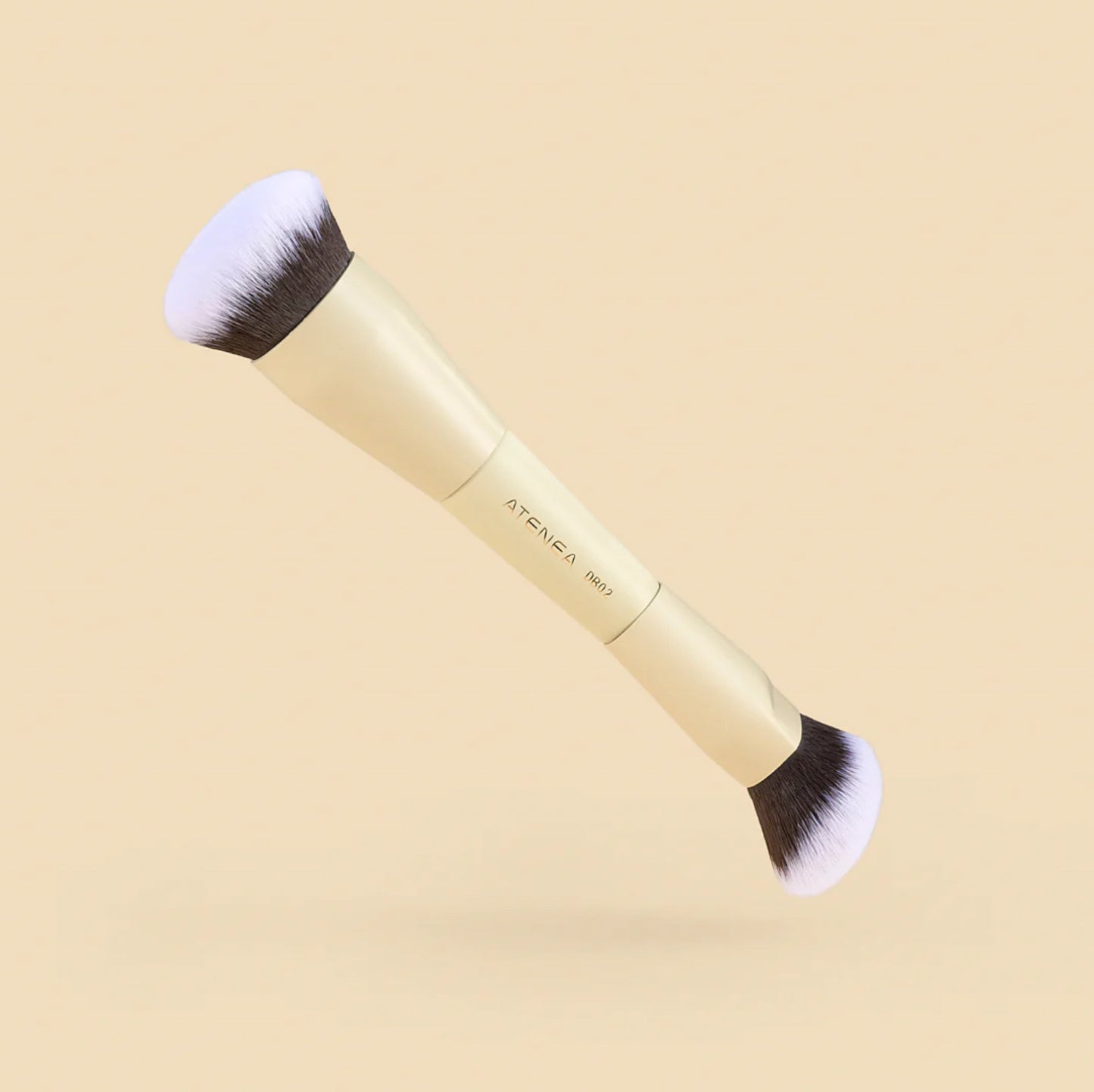 Brocha dúo para base & productos en crema DB02 Atenea