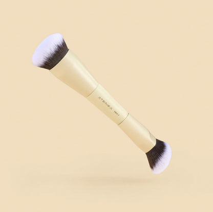 Brocha dúo para base & productos en crema DB02 Atenea