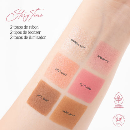 Paleta de rostro y sombras storytime Atenea