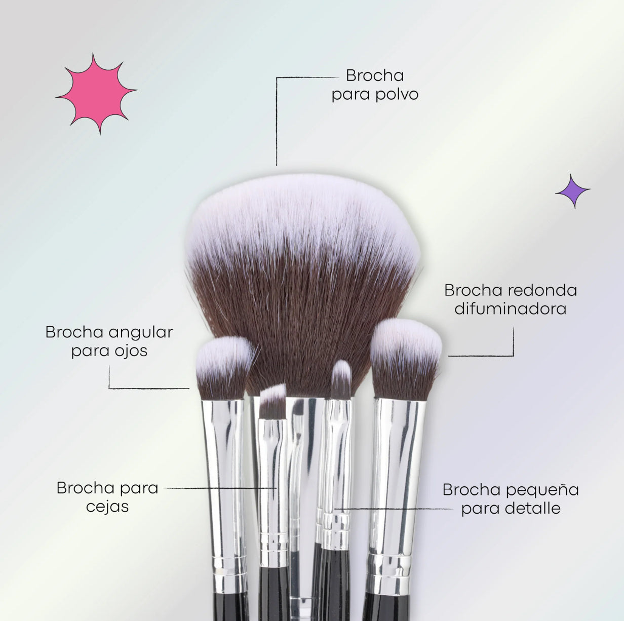 Kit de brochas Academy x10 pcs Lula