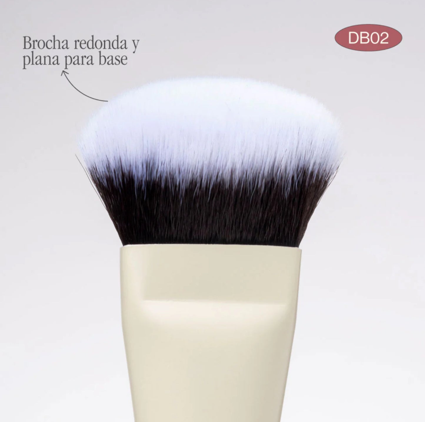 Brocha dúo para base & productos en crema DB02 Atenea