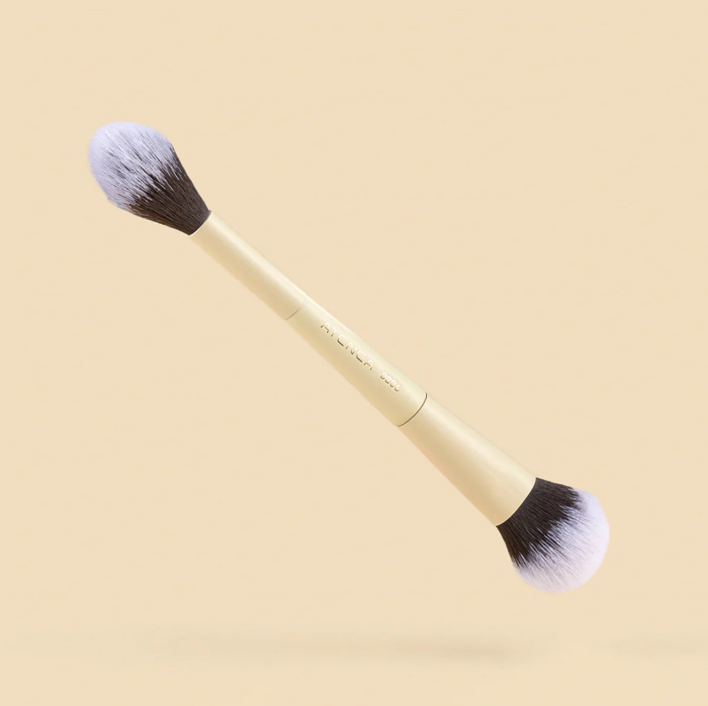 Brocha dúo para rubor/iluminador/polvo suelto & contornos DB06 Atenea