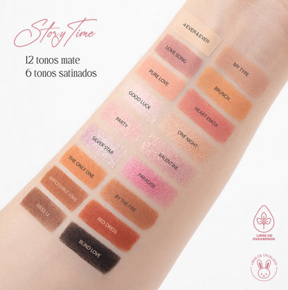 Paleta de rostro y sombras storytime Atenea