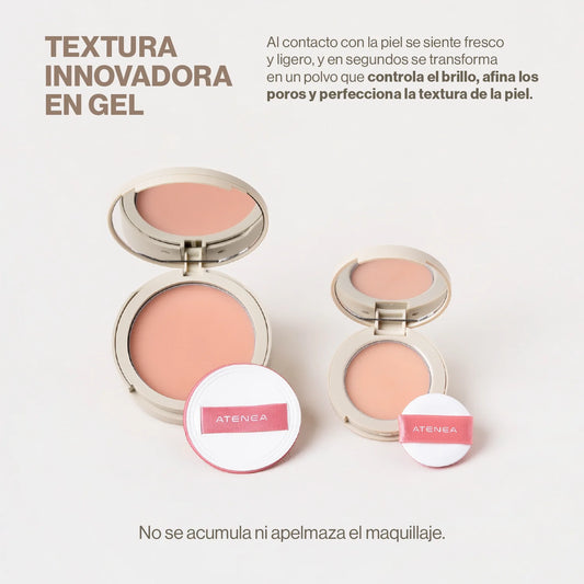 Mini polvo matificante en gel atenea