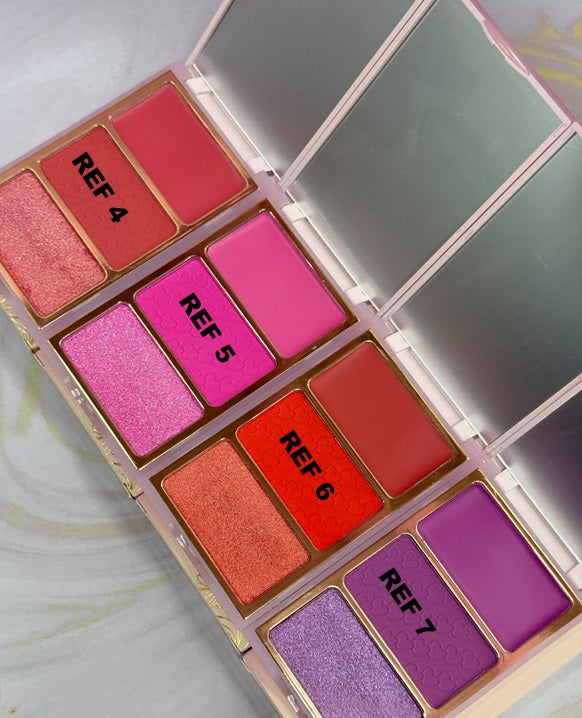 Trío de rubores velvet crush Bloomshell