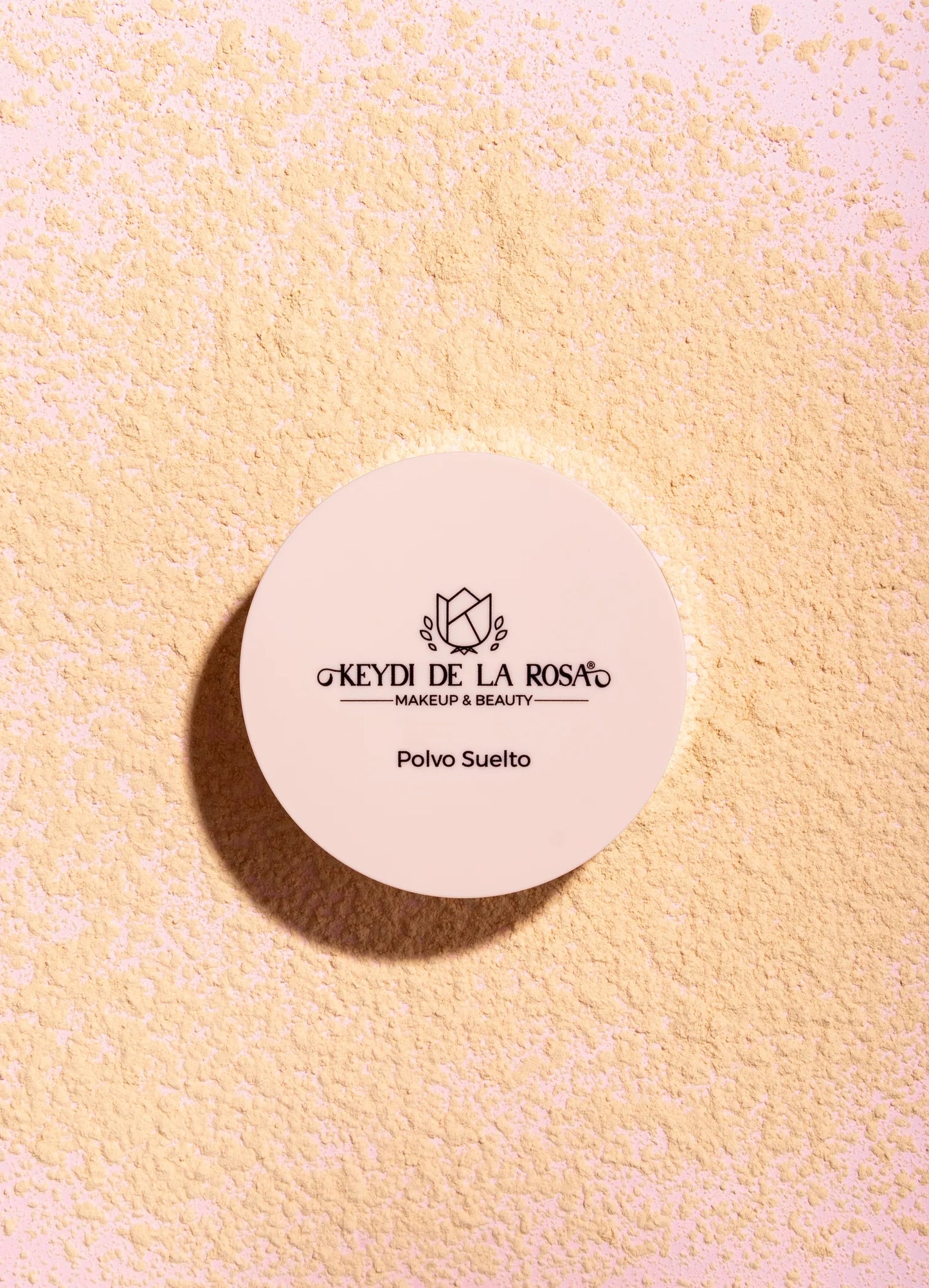 Polvo suelto Keydi de la Rosa traslúcido y banana