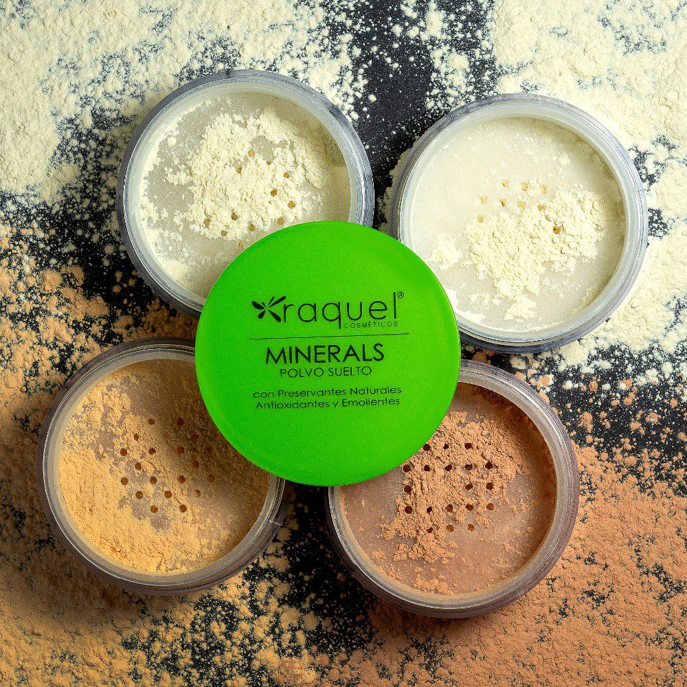 Polvo suelto minerals Raquel