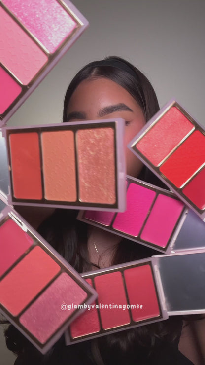 Trío de rubores velvet crush Bloomshell