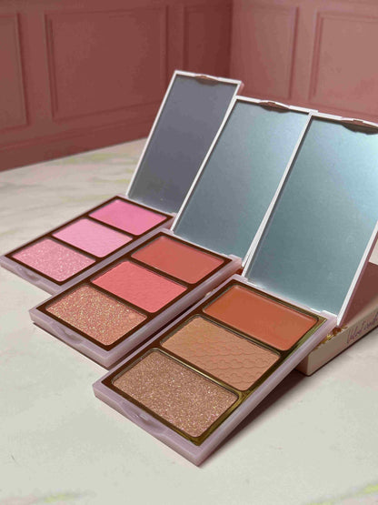 Trío de rubores velvet crush Bloomshell
